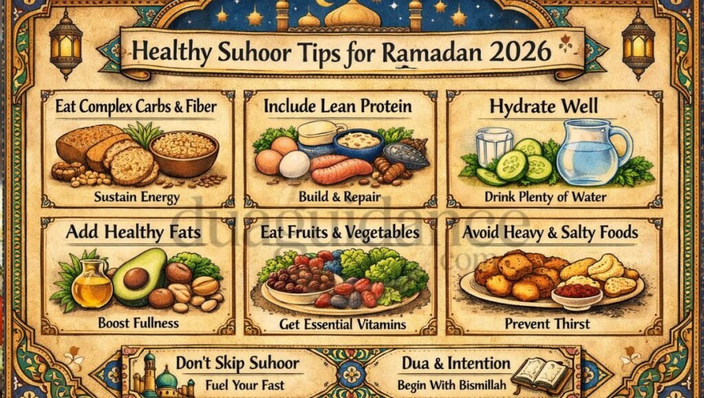 Healthy Suhoor Tips