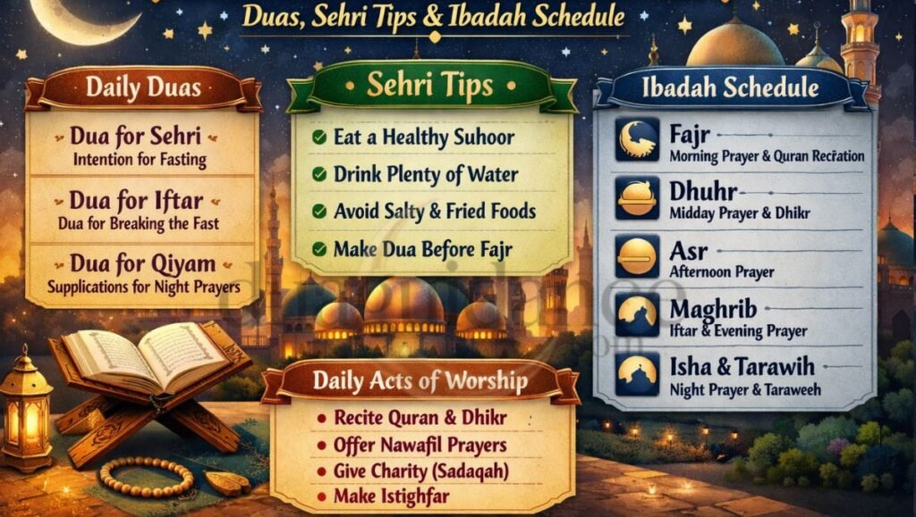 Ramadan 2026 Daily Guide