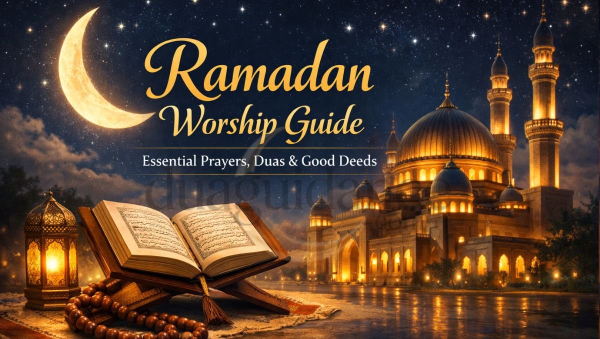 Read more about the article Ramadan Worship Guide: Essential Prayers, Duas & Good Deeds